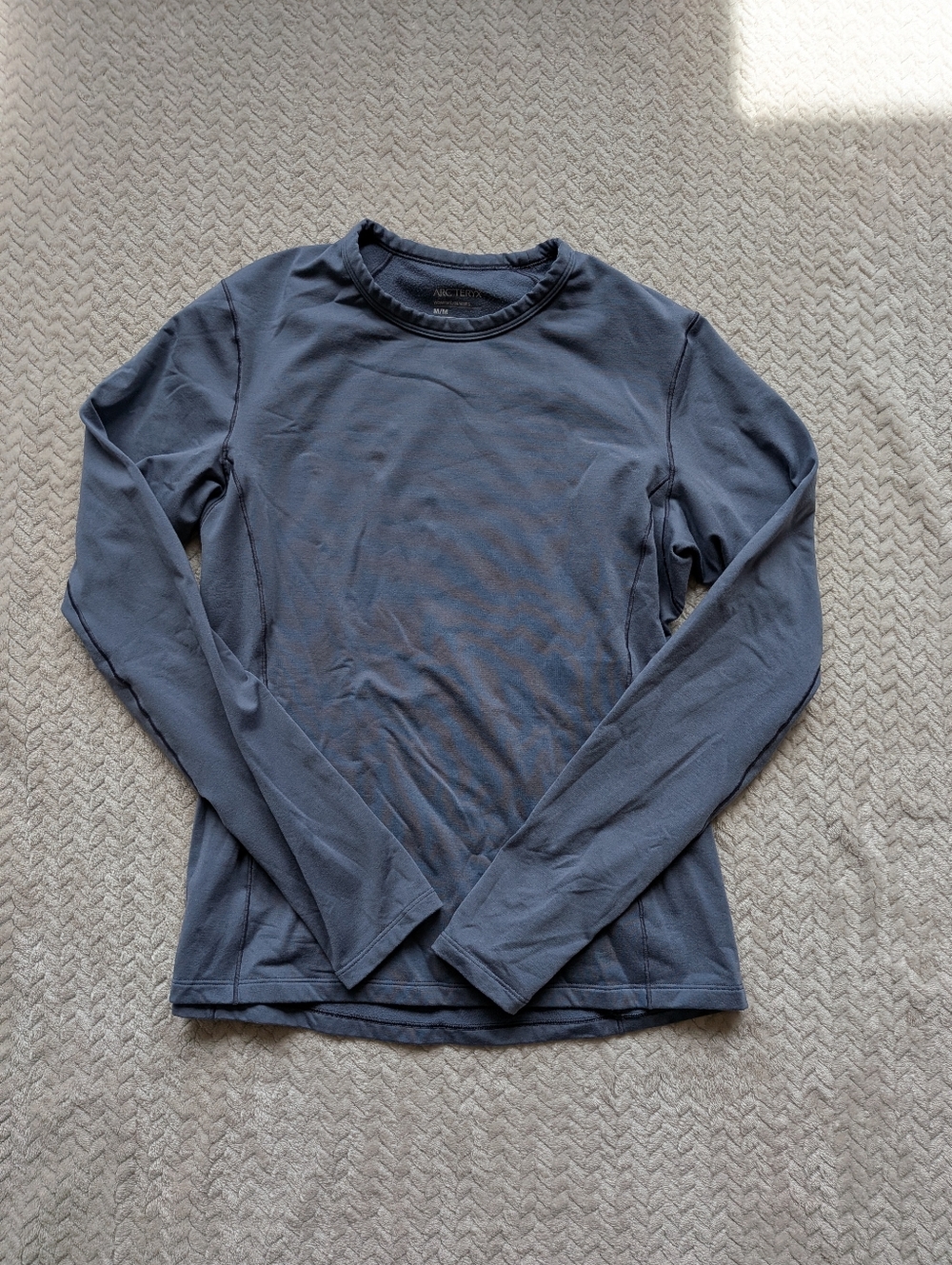 Arcteryx Blue Base Layer Top